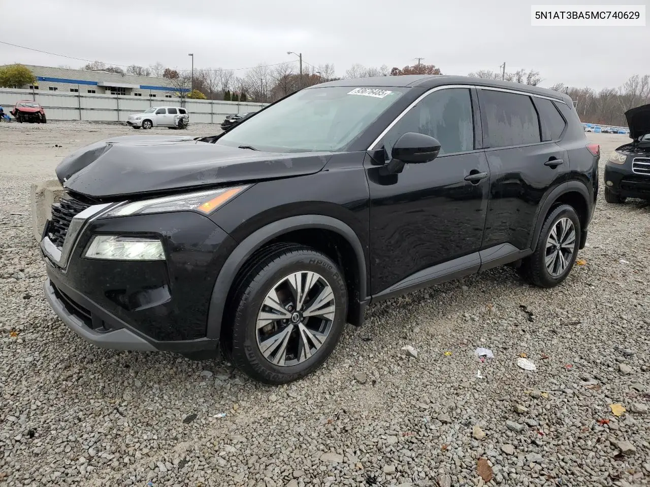5N1AT3BA5MC740629 2021 Nissan Rogue Sv