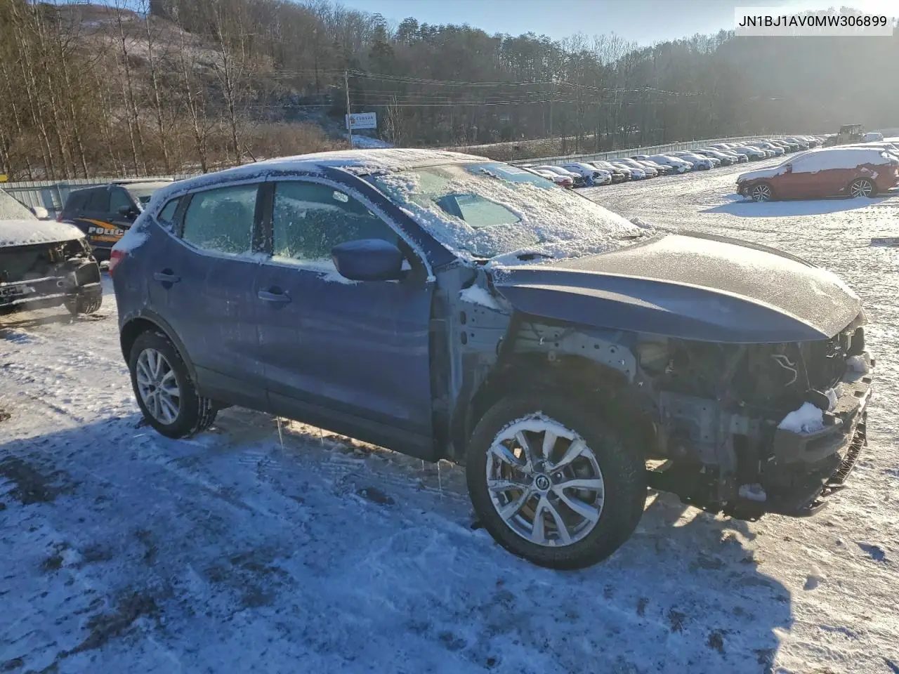 JN1BJ1AV0MW306899 2021 Nissan Rogue Sport S