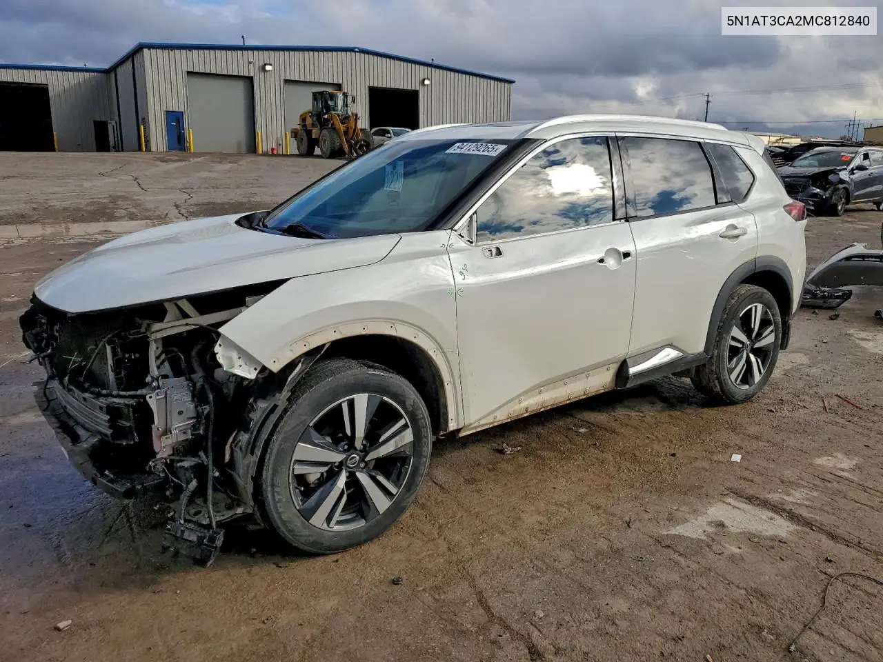 5N1AT3CA2MC812840 2021 Nissan Rogue Sl