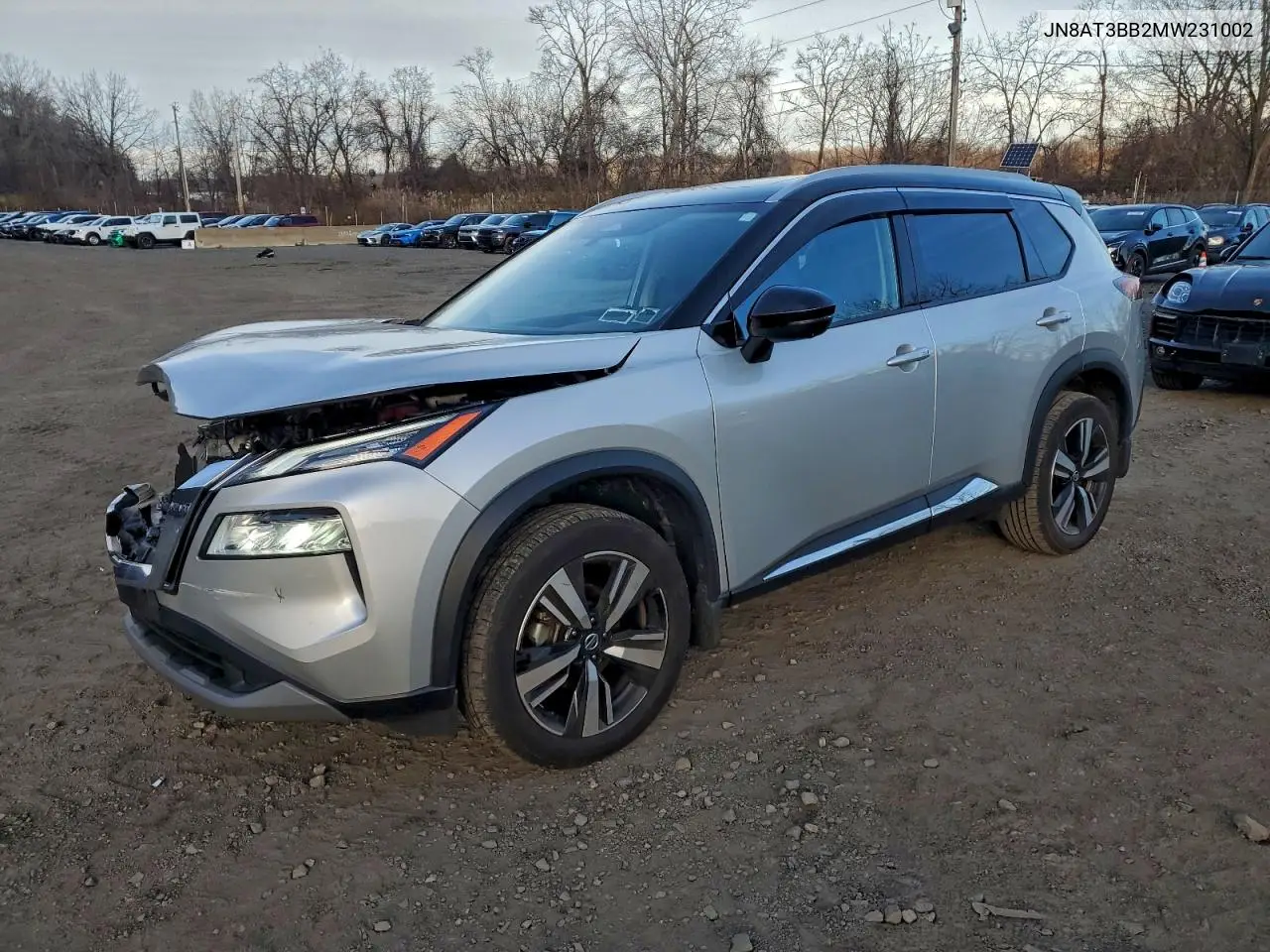 JN8AT3BB2MW231002 2021 Nissan Rogue Sv