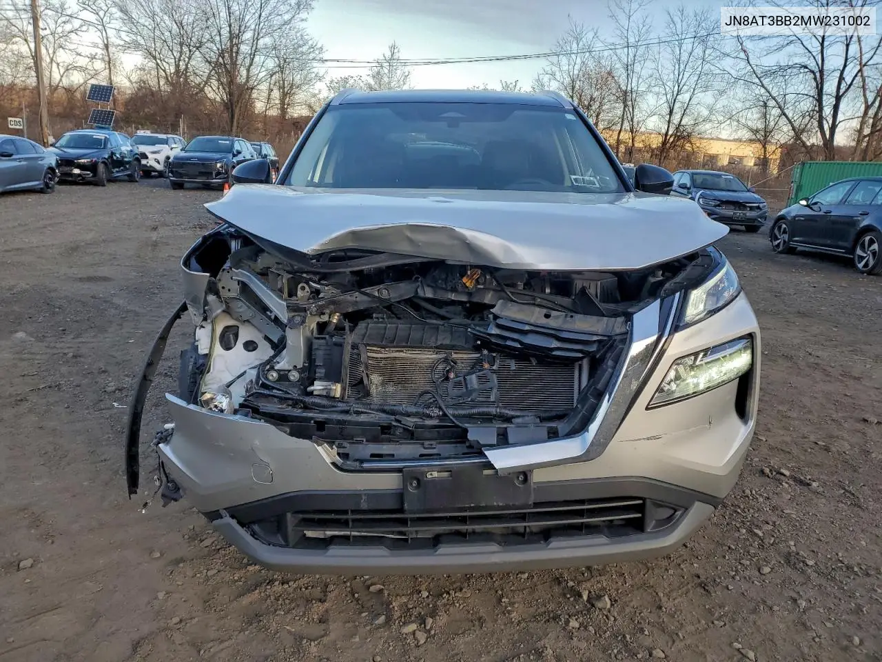 JN8AT3BB2MW231002 2021 Nissan Rogue Sv