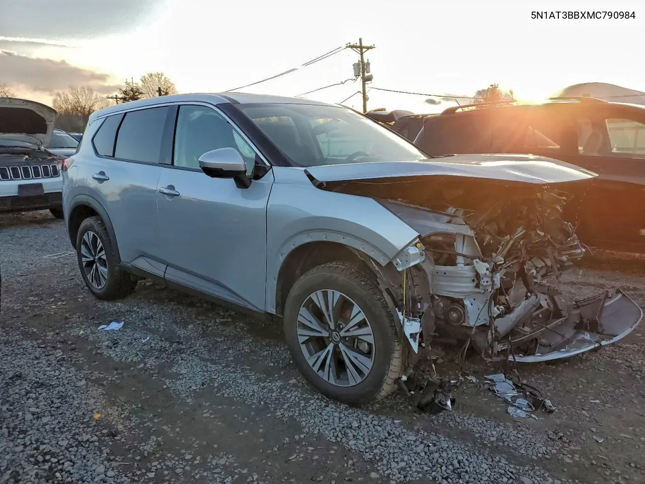 5N1AT3BBXMC790984 2021 Nissan Rogue Sv