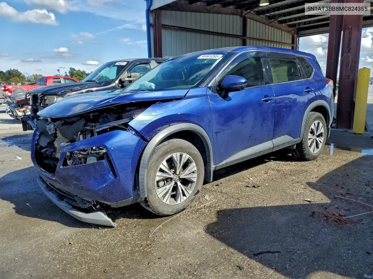 5N1AT3BB8MC824355 2021 Nissan Rogue Sv