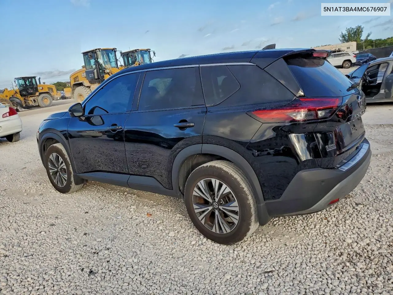 5N1AT3BA4MC676907 2021 Nissan Rogue Sv