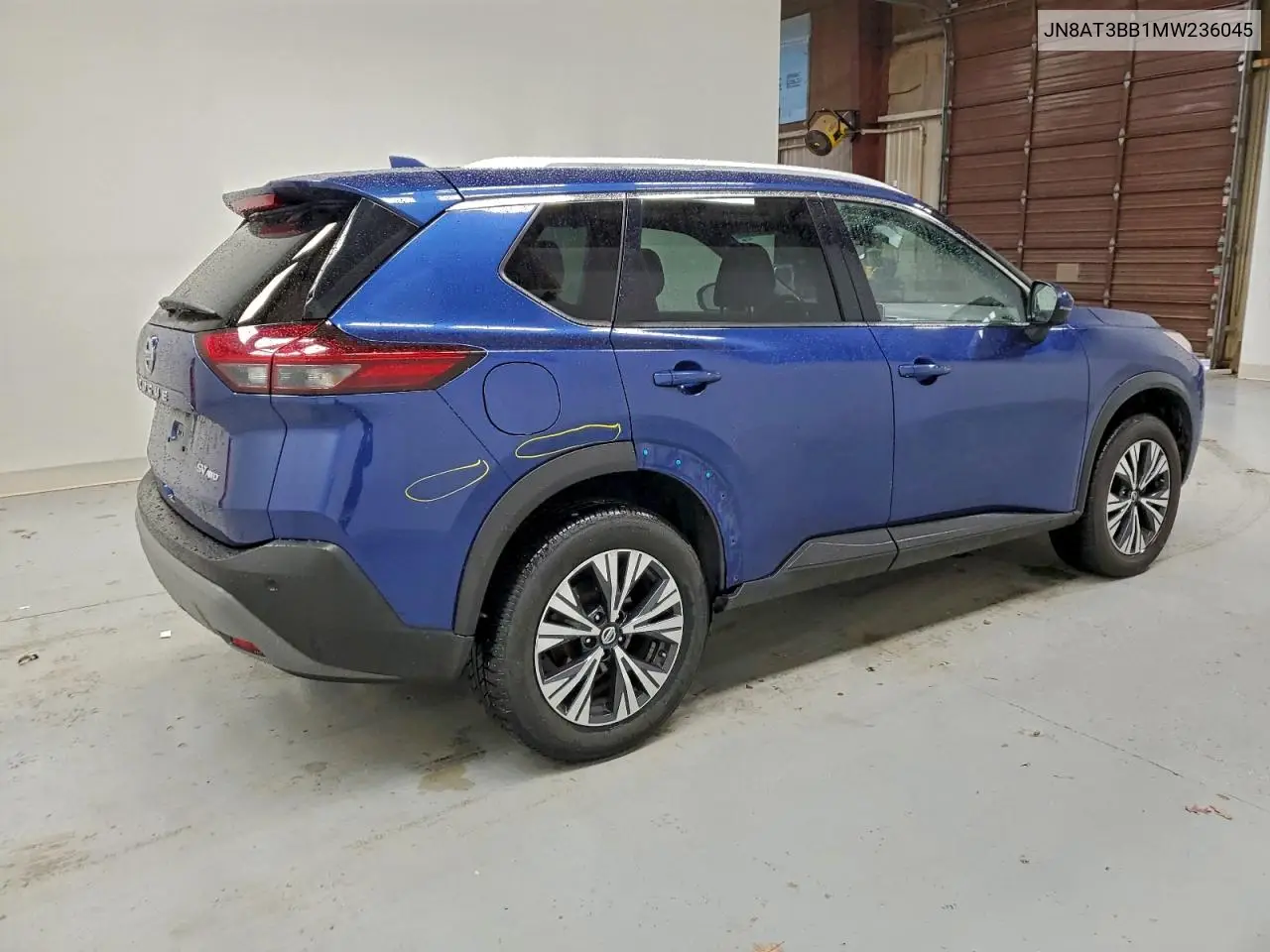 JN8AT3BB1MW236045 2021 Nissan Rogue Sv