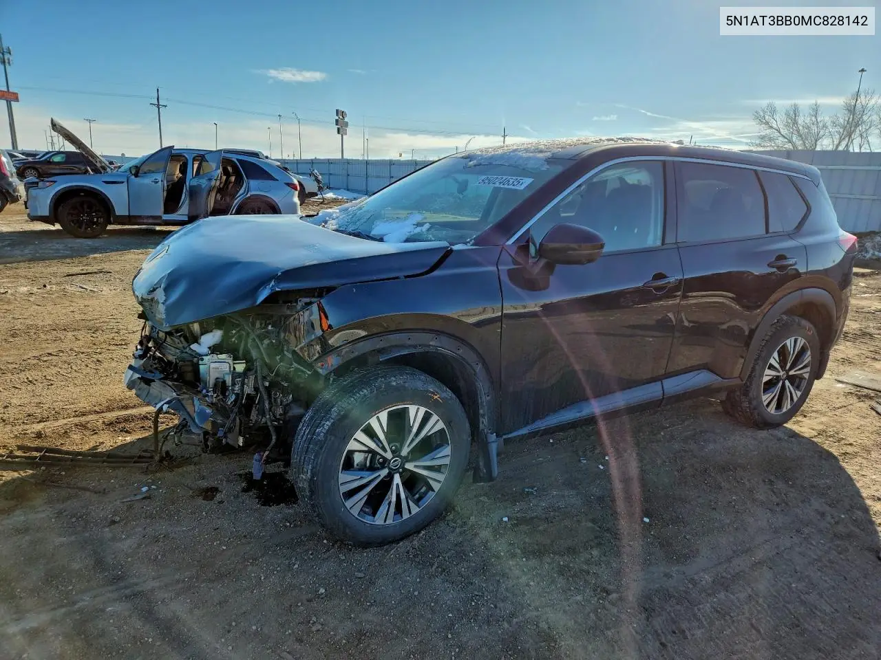 5N1AT3BB0MC828142 2021 Nissan Rogue Sv