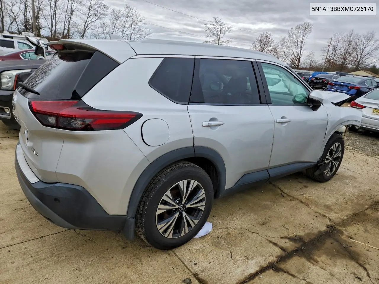 5N1AT3BBXMC726170 2021 Nissan Rogue Sv
