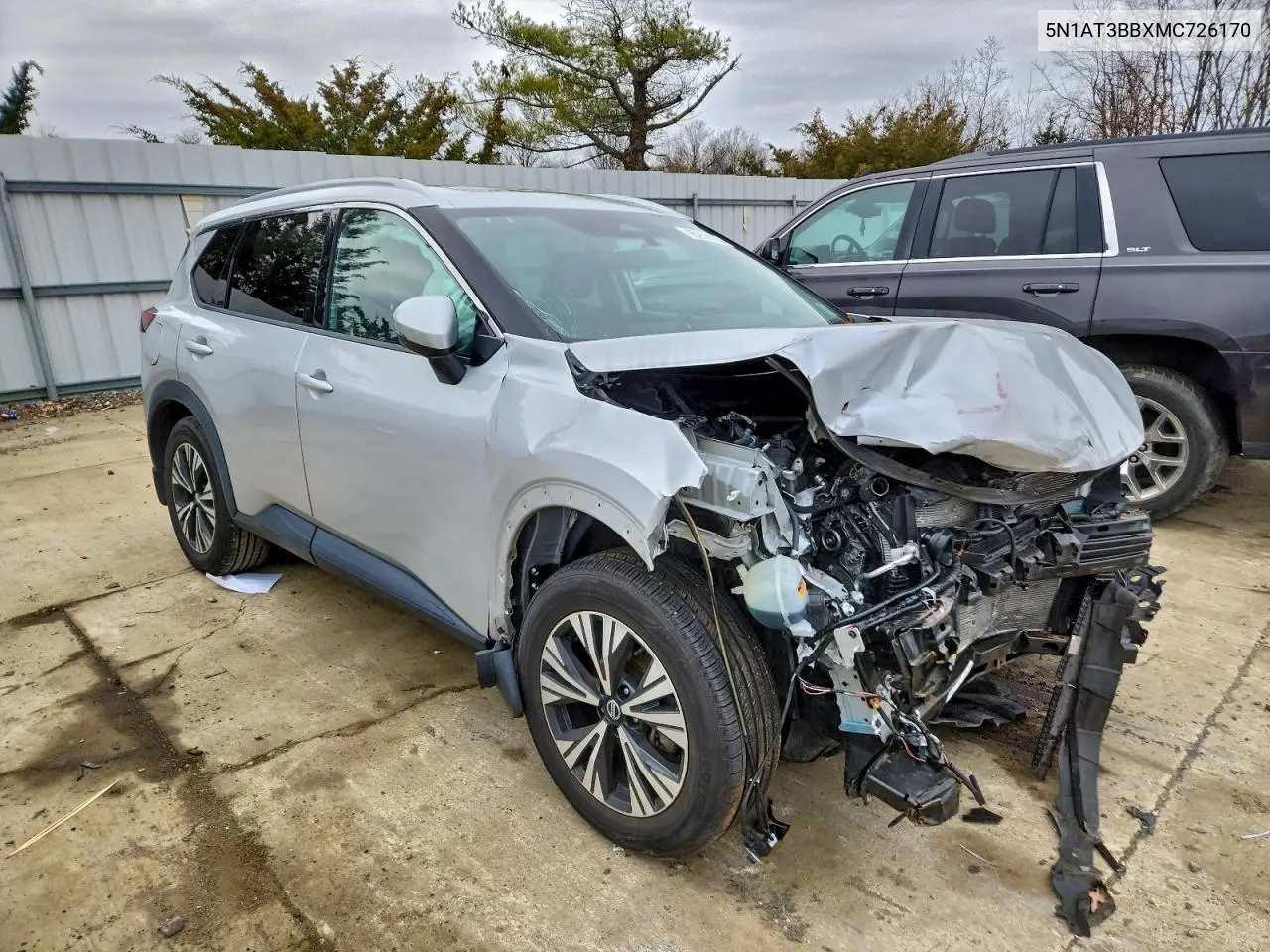 5N1AT3BBXMC726170 2021 Nissan Rogue Sv