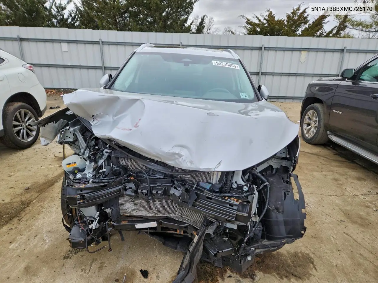 5N1AT3BBXMC726170 2021 Nissan Rogue Sv