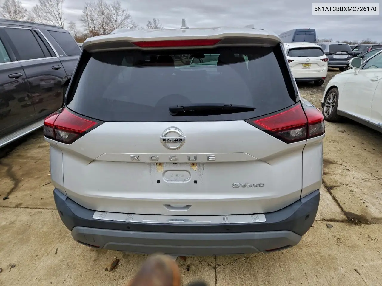 5N1AT3BBXMC726170 2021 Nissan Rogue Sv