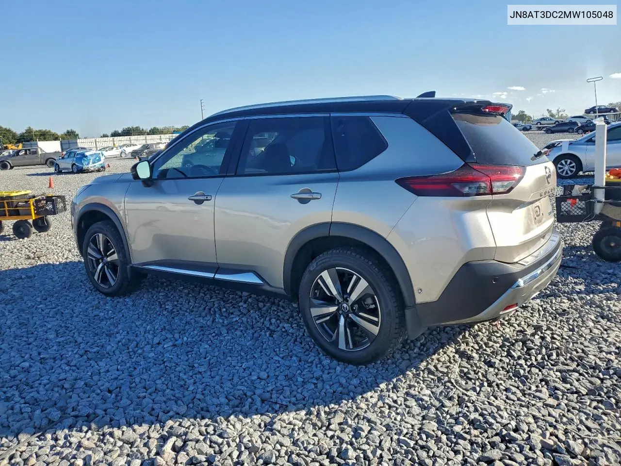JN8AT3DC2MW105048 2021 Nissan Rogue Platinum