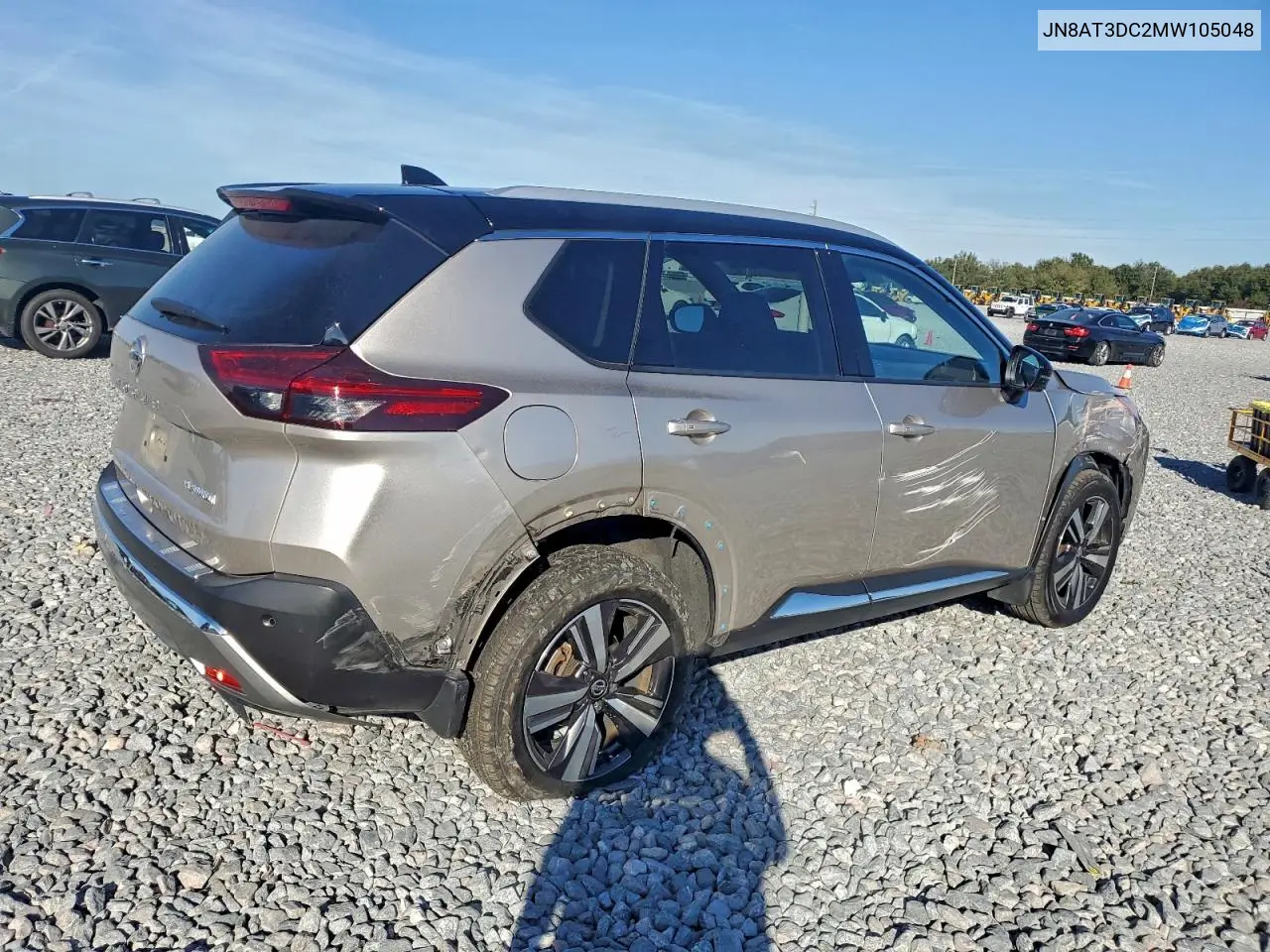 JN8AT3DC2MW105048 2021 Nissan Rogue Platinum