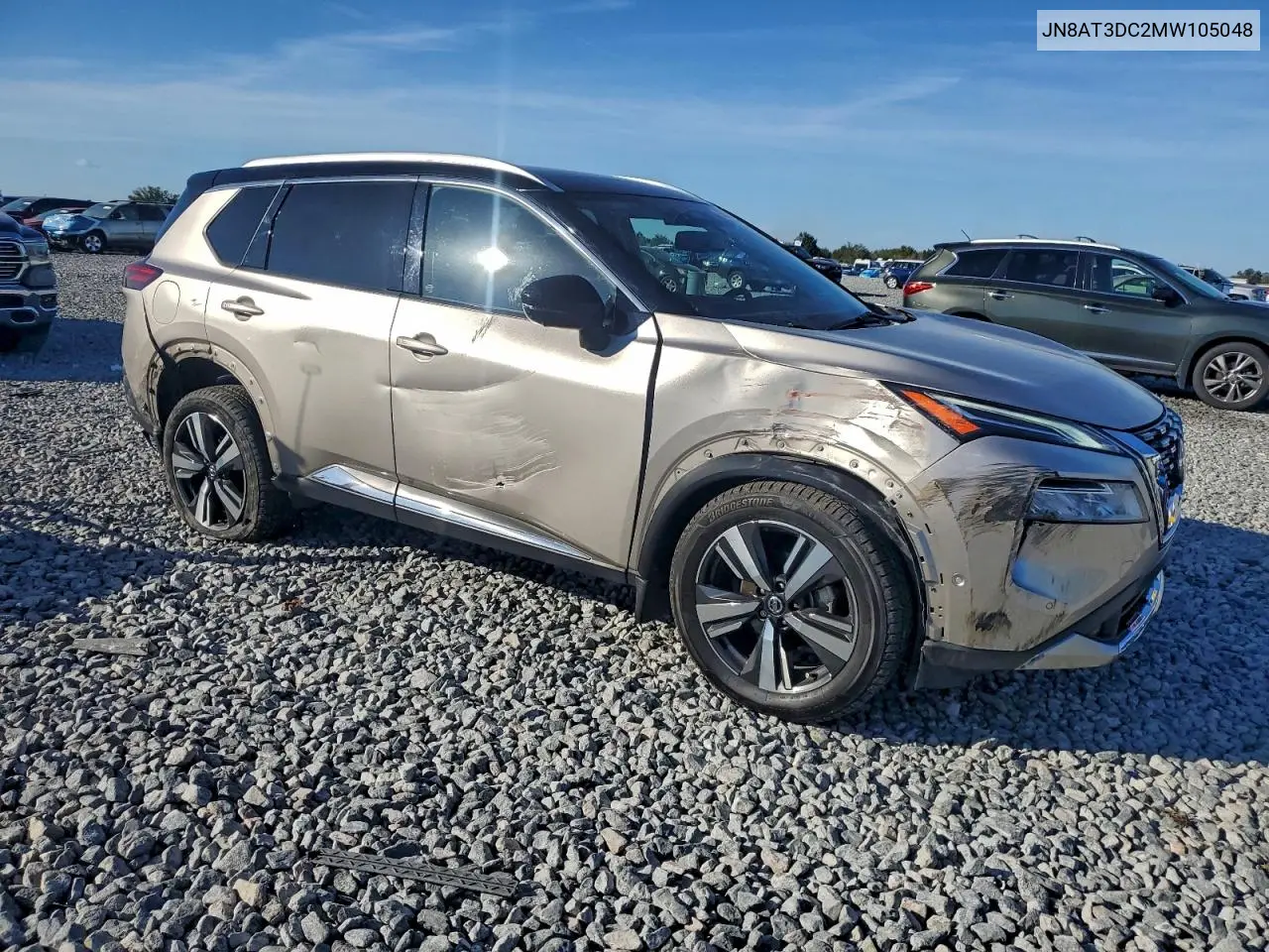 JN8AT3DC2MW105048 2021 Nissan Rogue Platinum