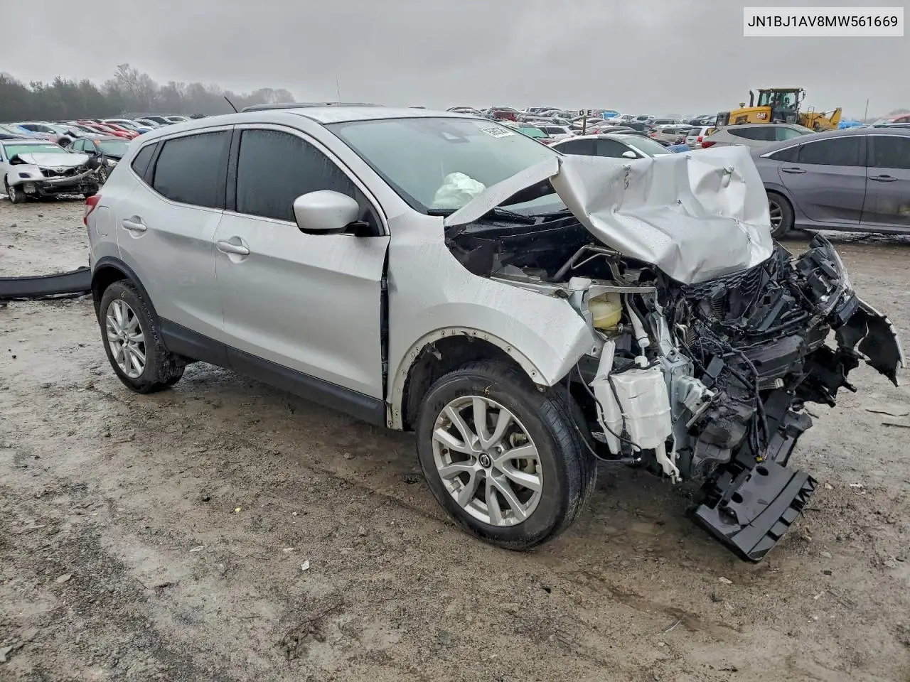 JN1BJ1AV8MW561669 2021 Nissan Rogue Sport S