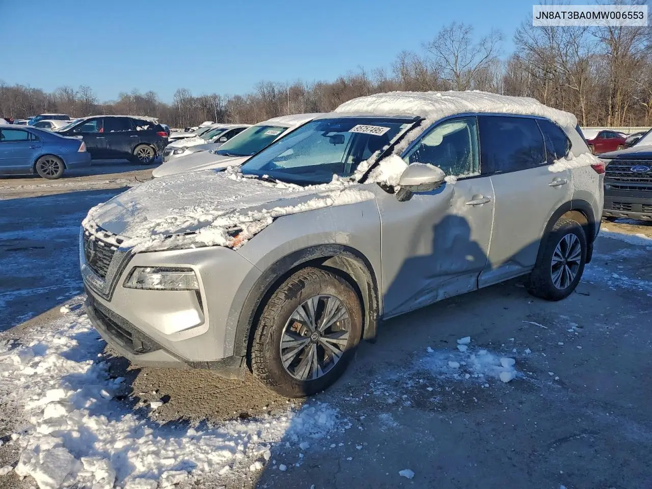 JN8AT3BA0MW006553 2021 Nissan Rogue Sv