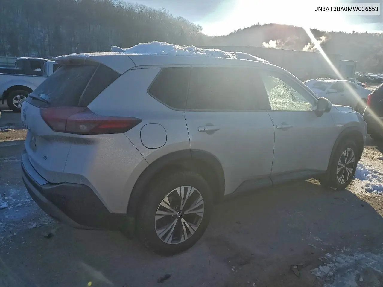 JN8AT3BA0MW006553 2021 Nissan Rogue Sv