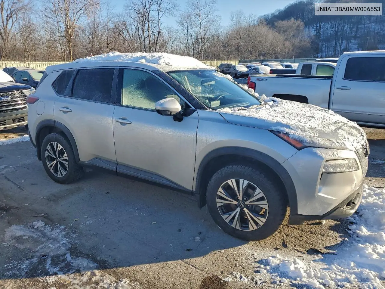 JN8AT3BA0MW006553 2021 Nissan Rogue Sv