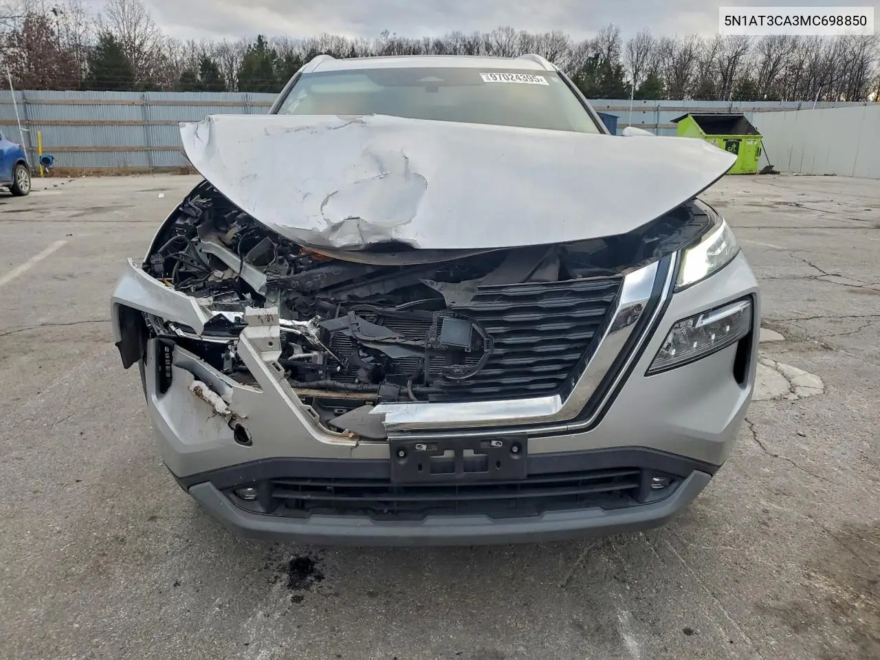 5N1AT3CA3MC698850 2021 Nissan Rogue Sl