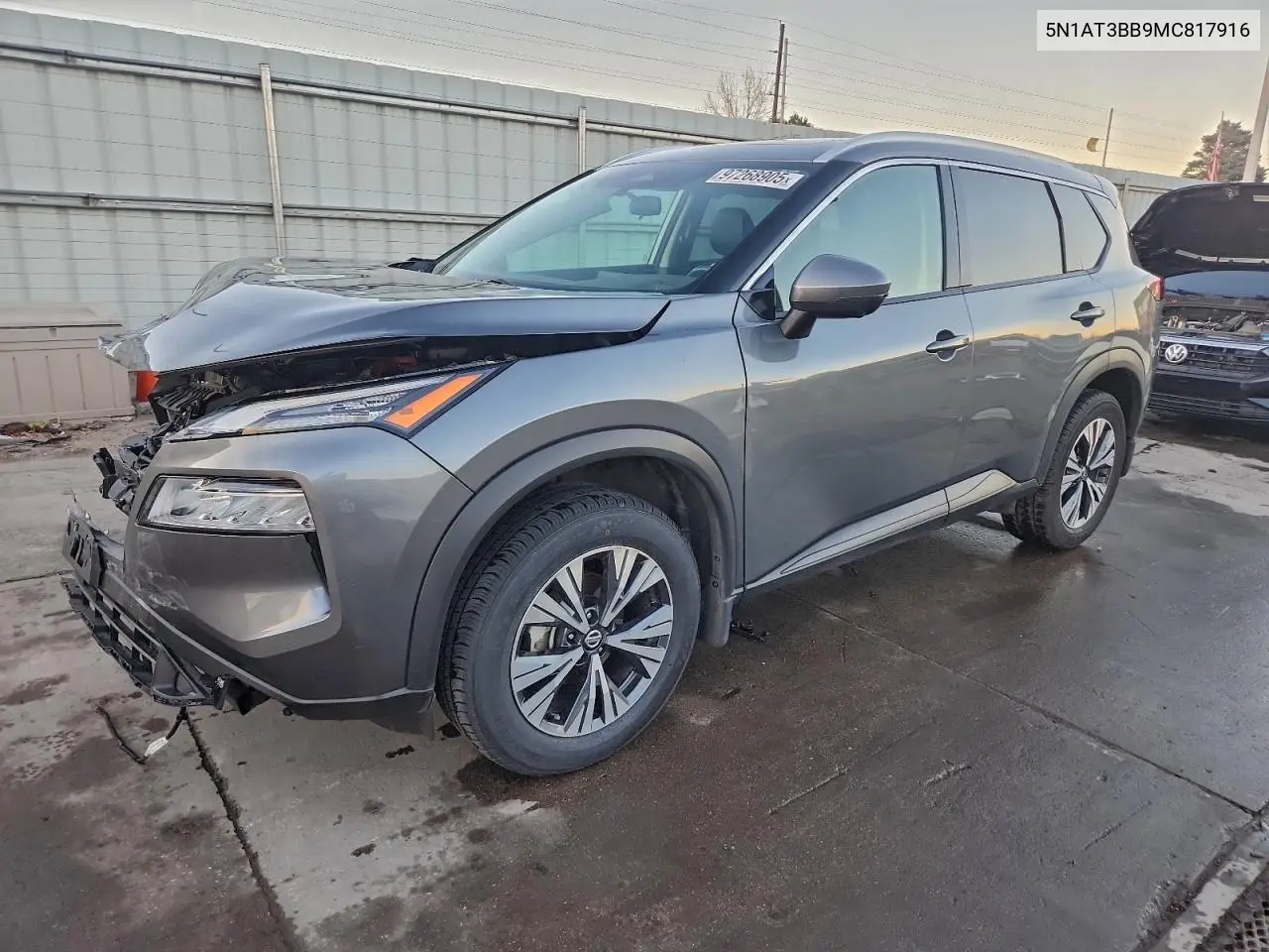 5N1AT3BB9MC817916 2021 Nissan Rogue Sv