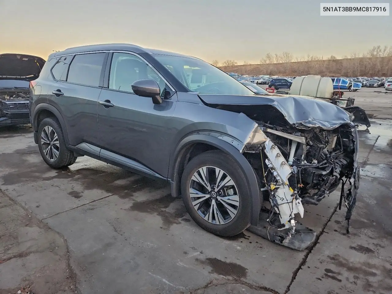5N1AT3BB9MC817916 2021 Nissan Rogue Sv