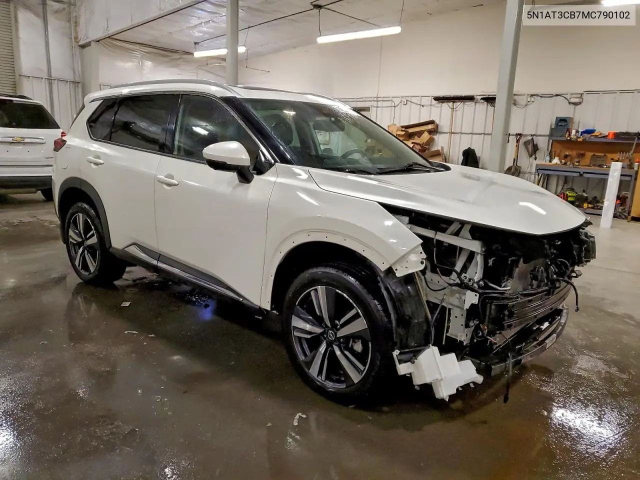 5N1AT3CB7MC790102 2021 Nissan Rogue Sl