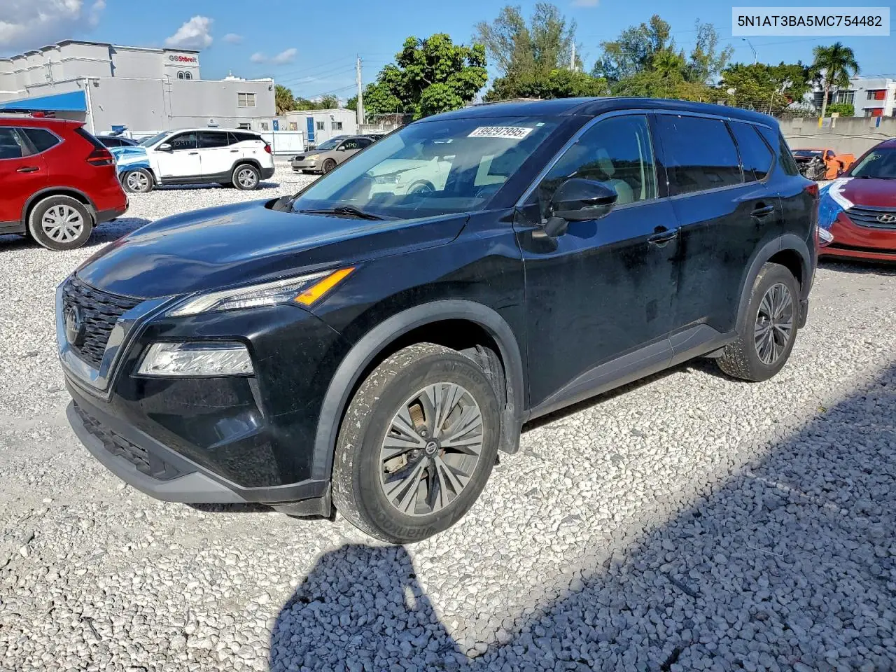 5N1AT3BA5MC754482 2021 Nissan Rogue Sv