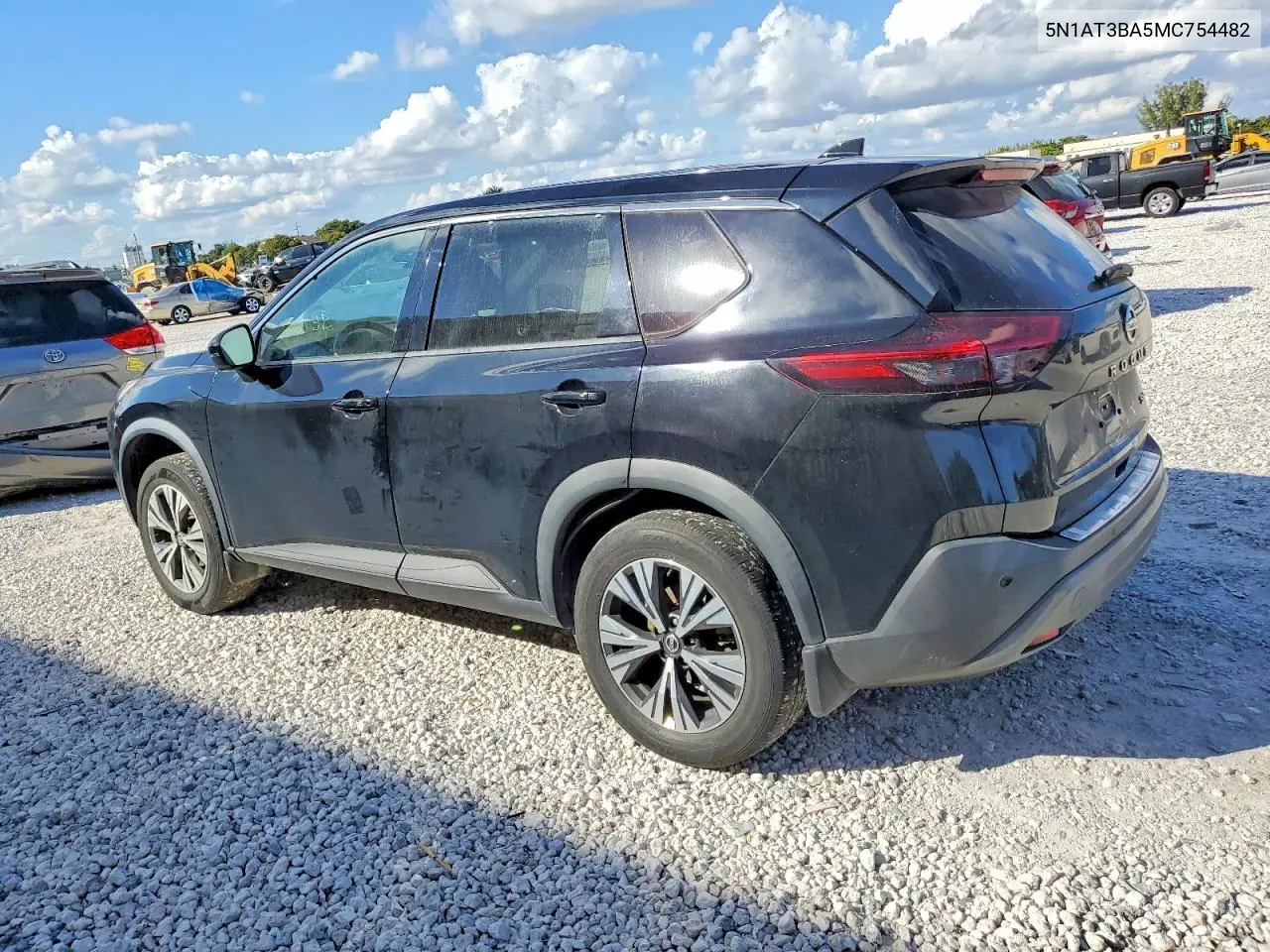 5N1AT3BA5MC754482 2021 Nissan Rogue Sv
