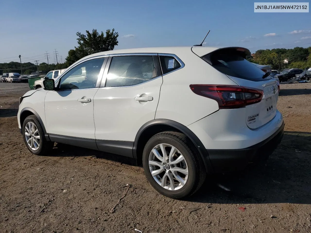 JN1BJ1AW5NW472152 2022 Nissan Rogue Sport S