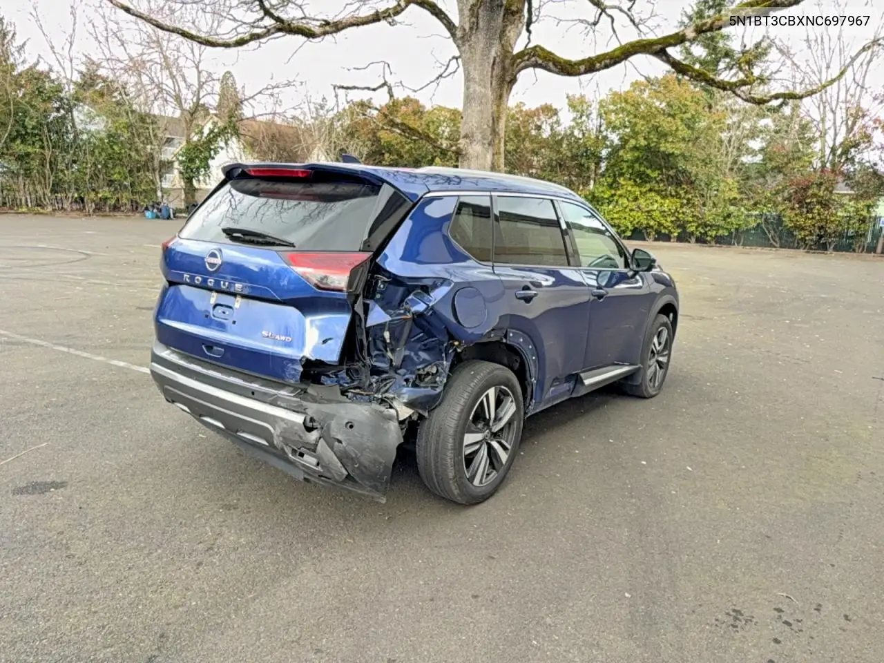 5N1BT3CBXNC697967 2022 Nissan Rogue Sl