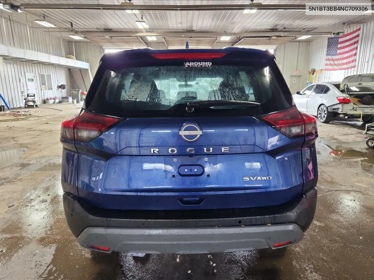 5N1BT3BB4NC709306 2022 Nissan Rogue Sv