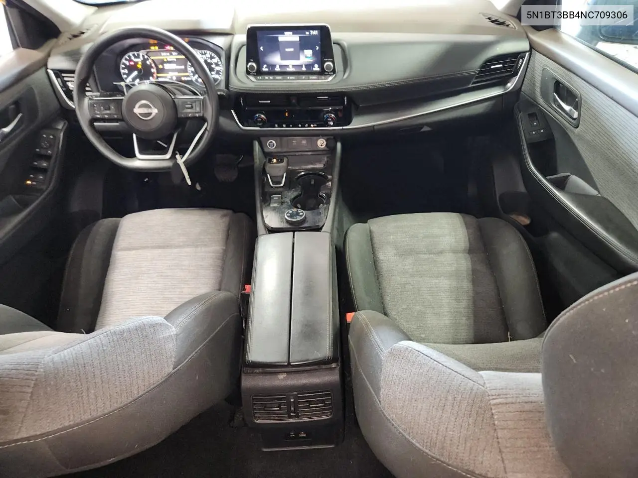 5N1BT3BB4NC709306 2022 Nissan Rogue Sv