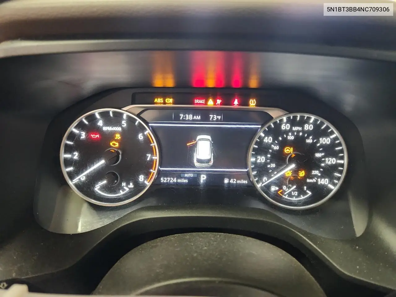 5N1BT3BB4NC709306 2022 Nissan Rogue Sv