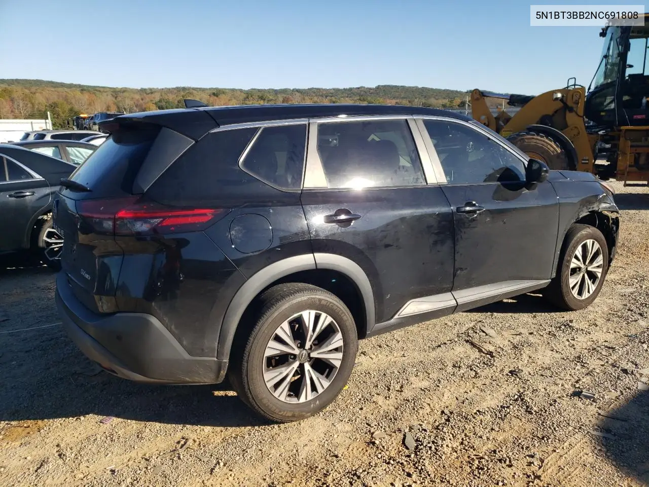 5N1BT3BB2NC691808 2022 Nissan Rogue Sv