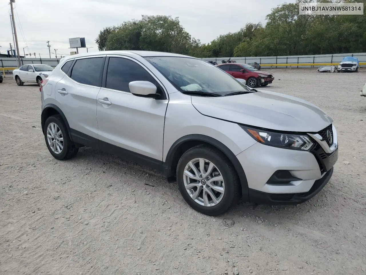 JN1BJ1AV3NW581314 2022 Nissan Rogue Sport S