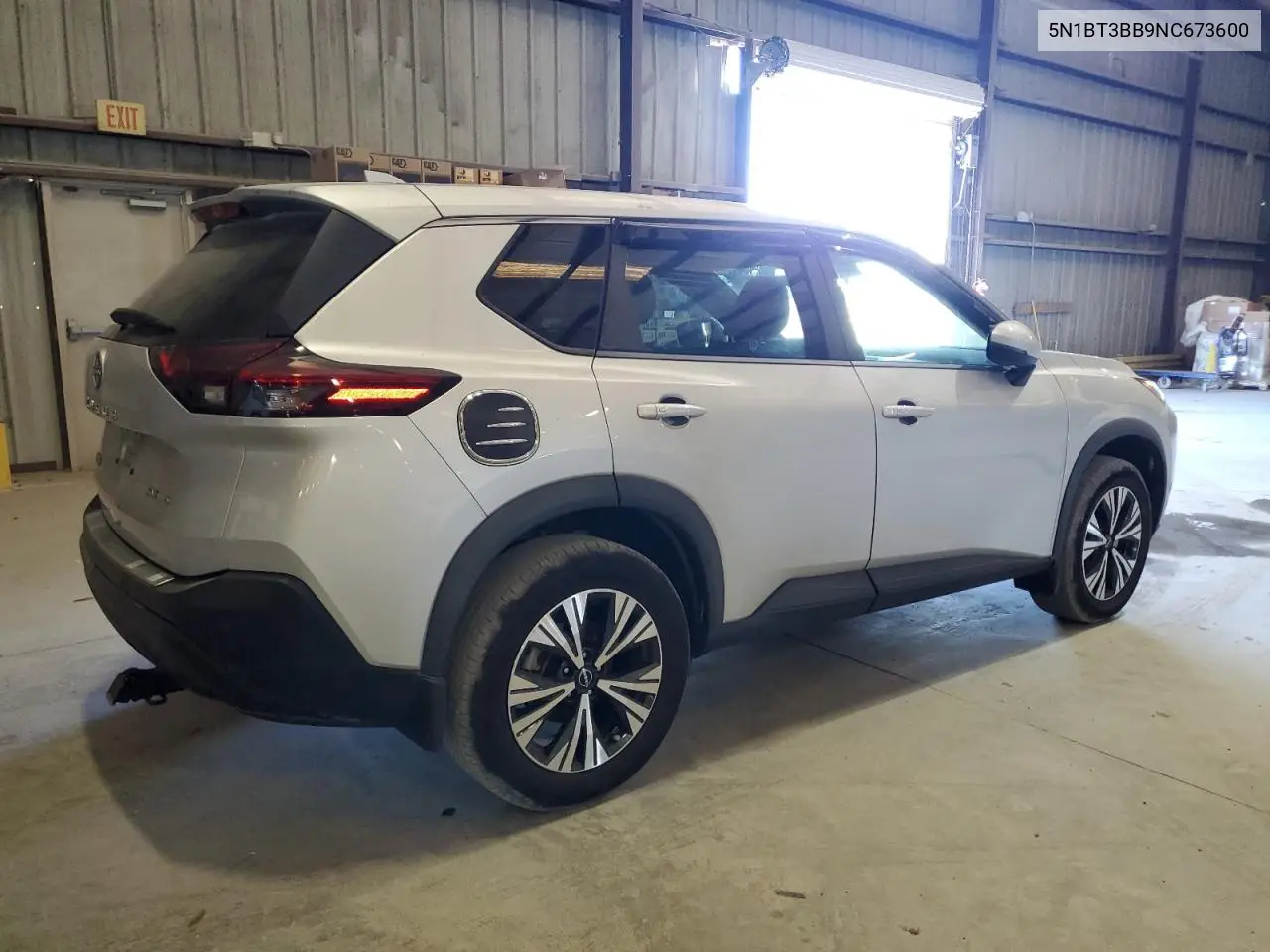 5N1BT3BB9NC673600 2022 Nissan Rogue Sv