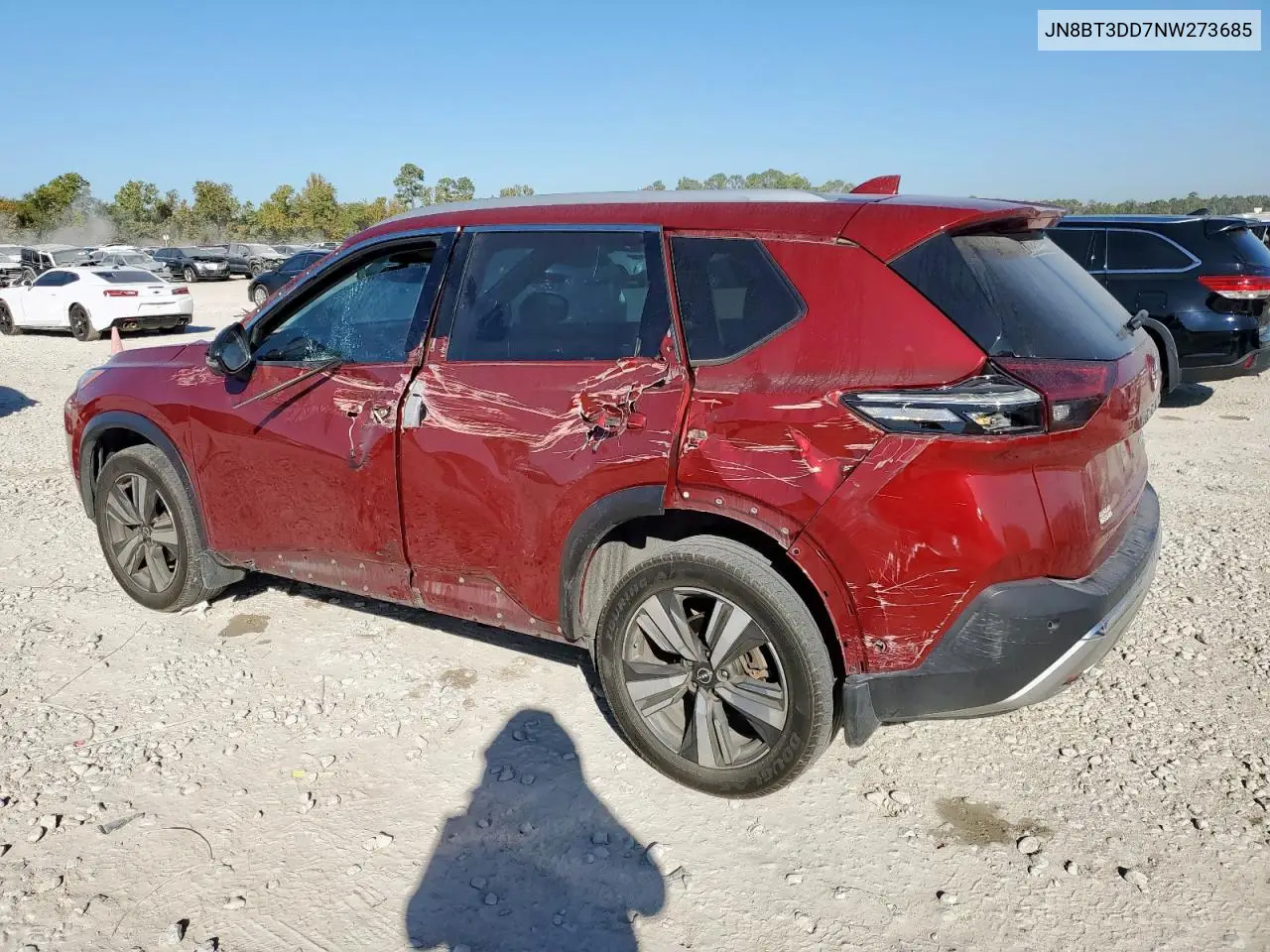 JN8BT3DD7NW273685 2022 Nissan Rogue Platinum