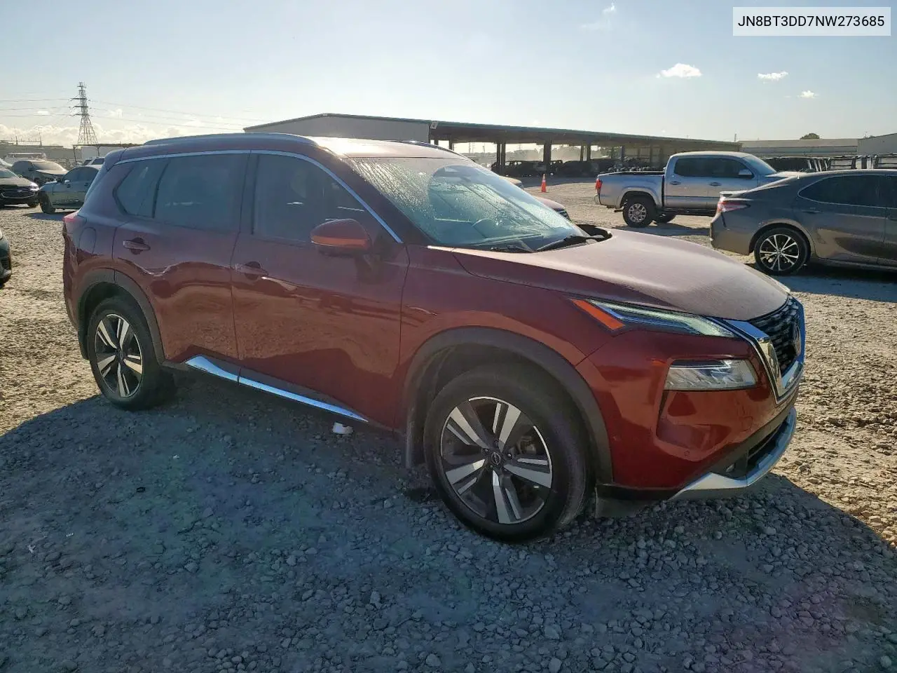 JN8BT3DD7NW273685 2022 Nissan Rogue Platinum