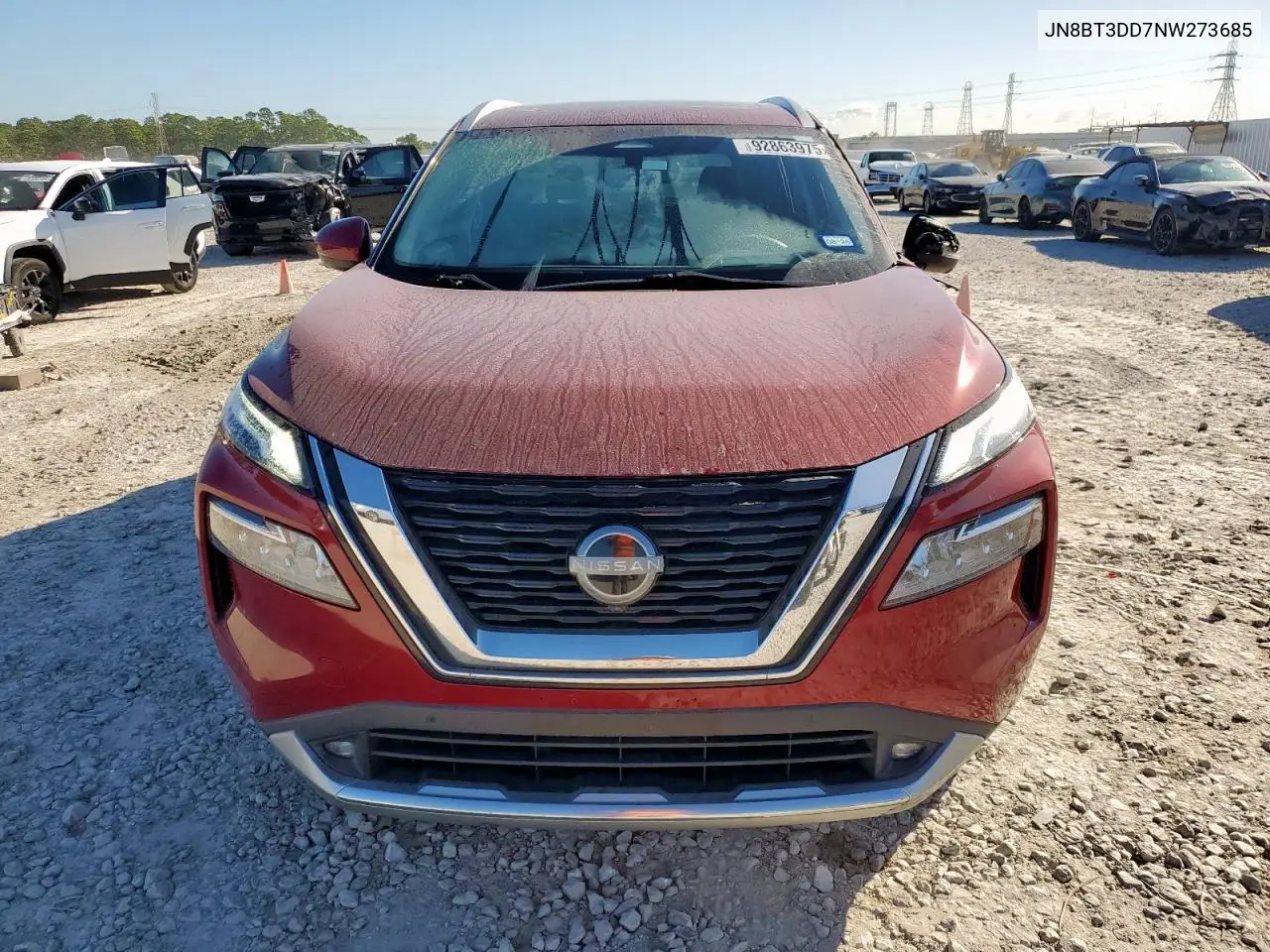 JN8BT3DD7NW273685 2022 Nissan Rogue Platinum