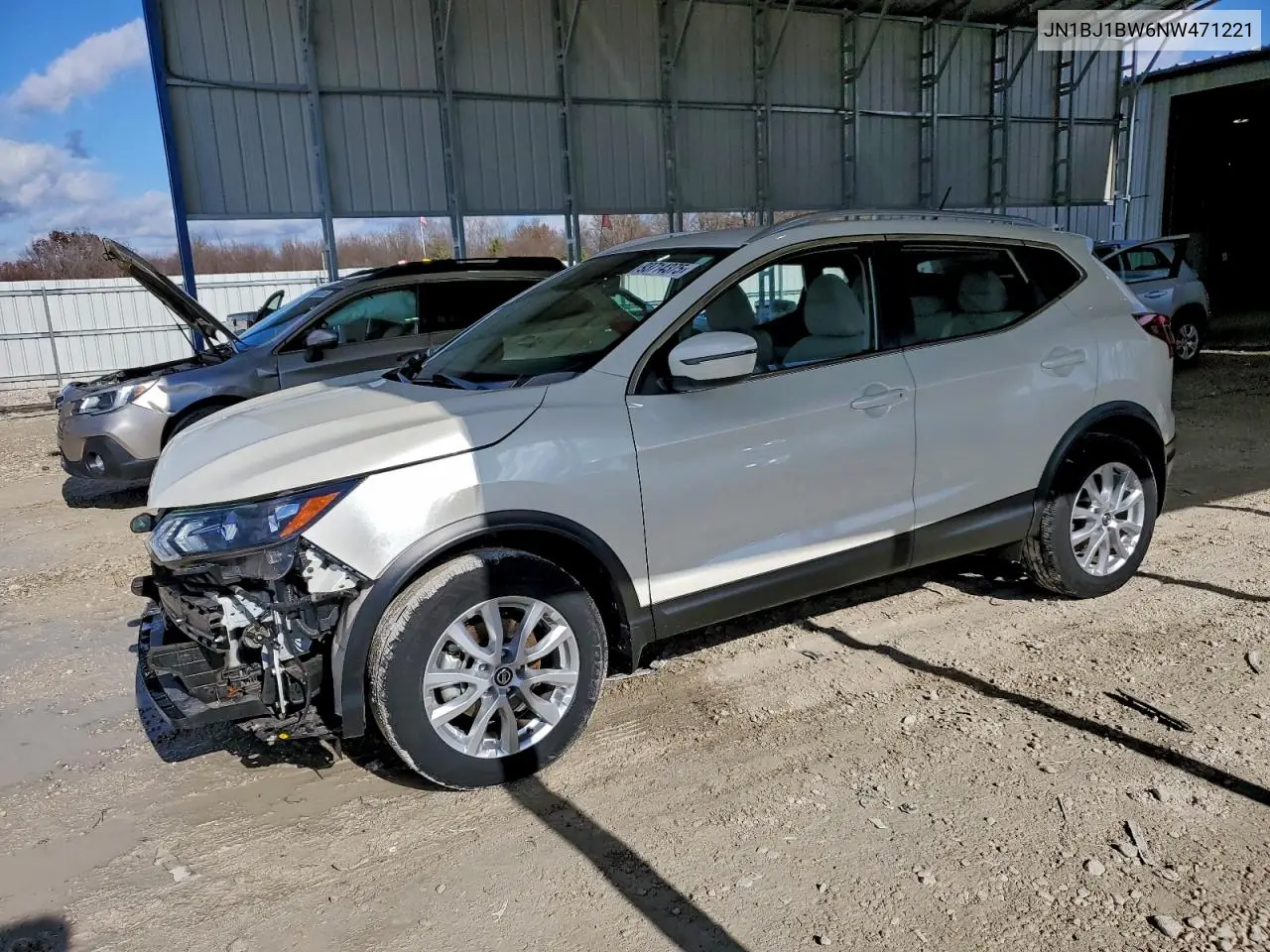 JN1BJ1BW6NW471221 2022 Nissan Rogue Sport Sv