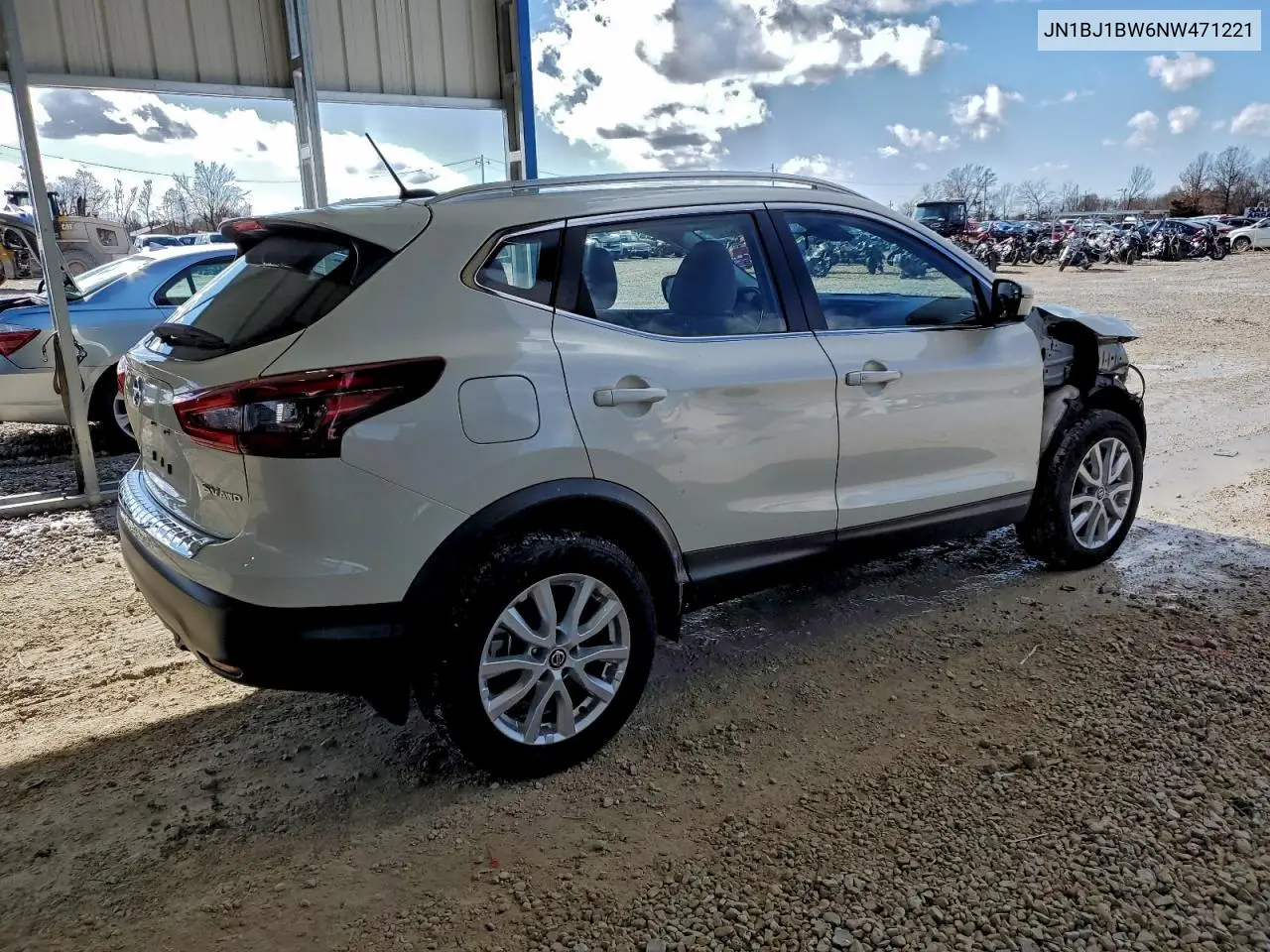 JN1BJ1BW6NW471221 2022 Nissan Rogue Sport Sv