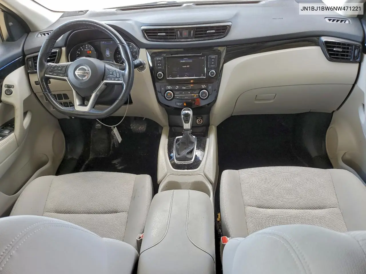 JN1BJ1BW6NW471221 2022 Nissan Rogue Sport Sv
