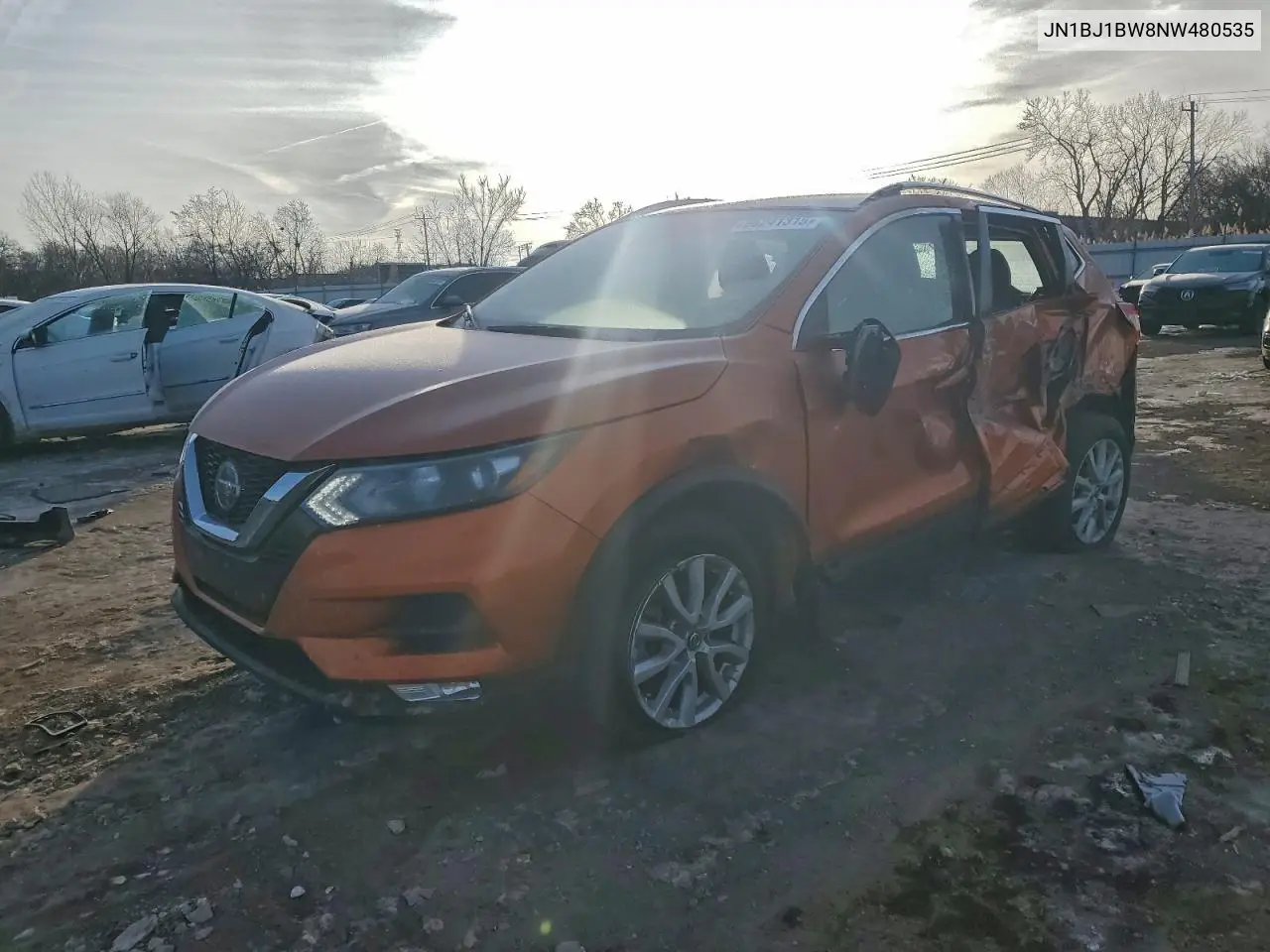 JN1BJ1BW8NW480535 2022 Nissan Rogue Sport Sv