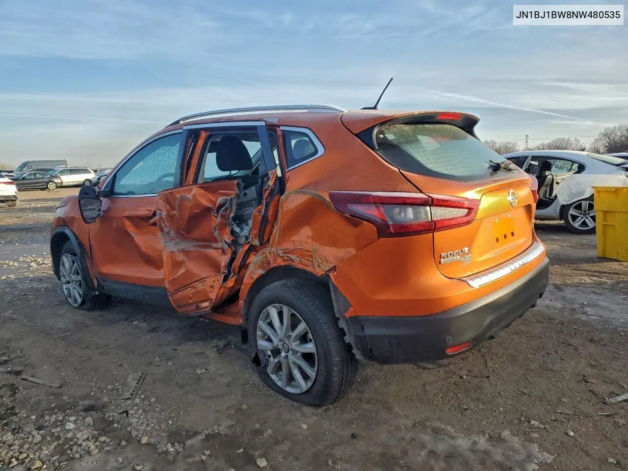 JN1BJ1BW8NW480535 2022 Nissan Rogue Sport Sv
