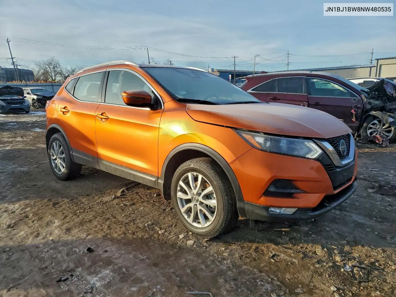 JN1BJ1BW8NW480535 2022 Nissan Rogue Sport Sv