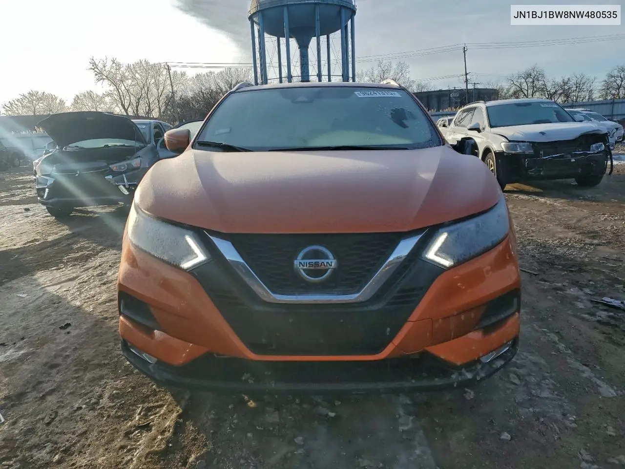 JN1BJ1BW8NW480535 2022 Nissan Rogue Sport Sv