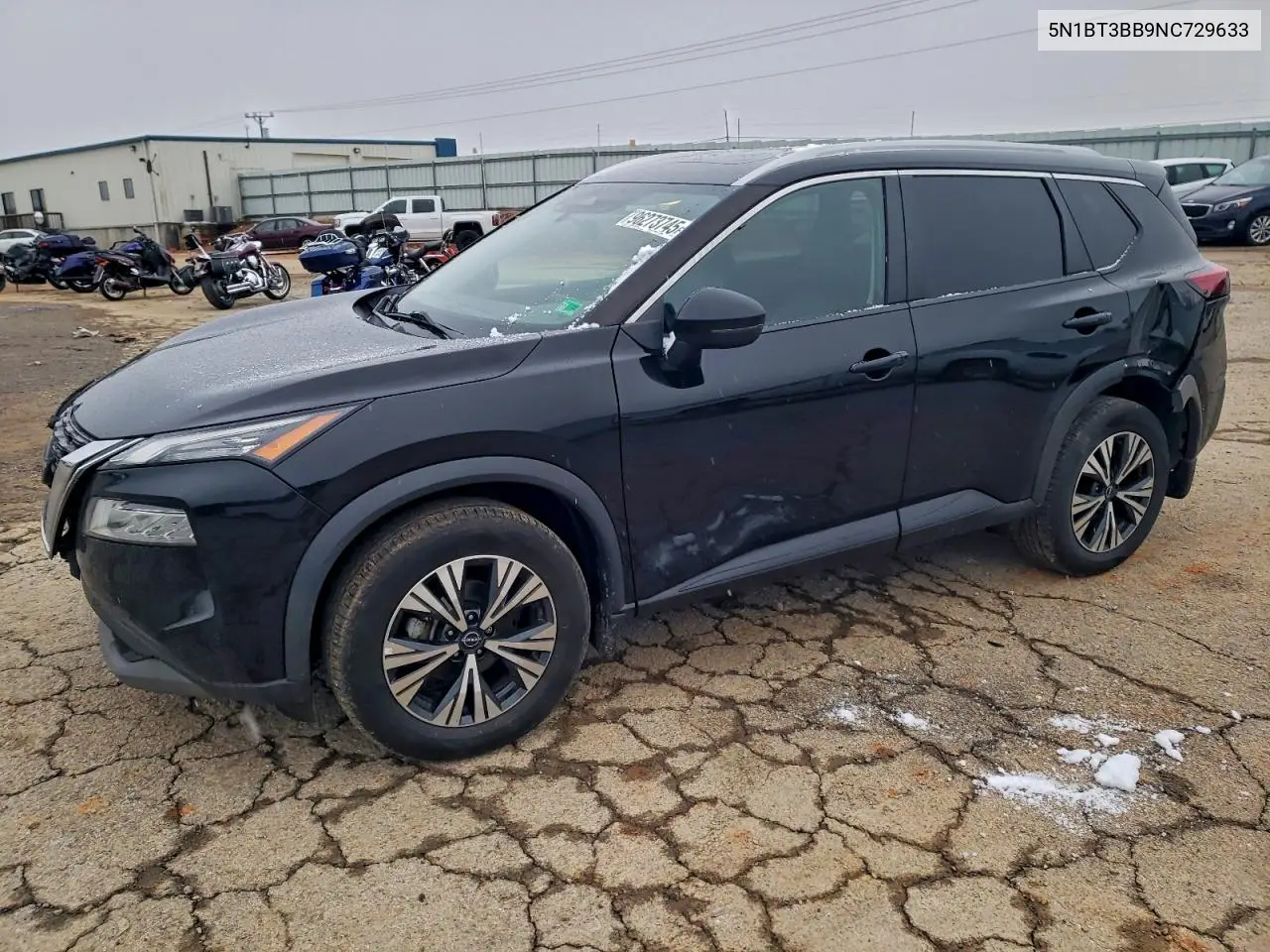 5N1BT3BB9NC729633 2022 Nissan Rogue Sv