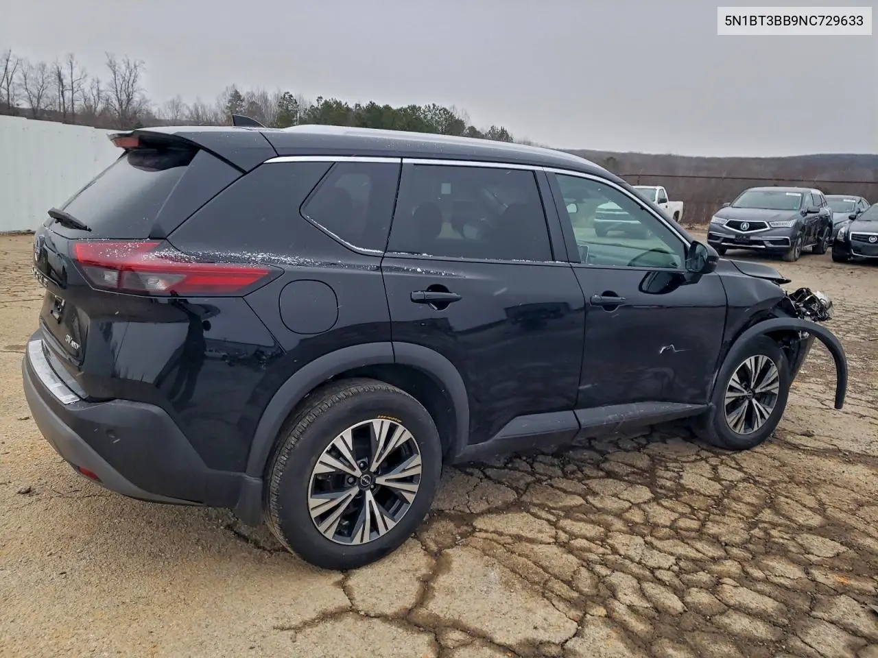 5N1BT3BB9NC729633 2022 Nissan Rogue Sv