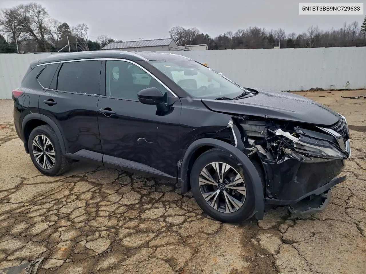 5N1BT3BB9NC729633 2022 Nissan Rogue Sv