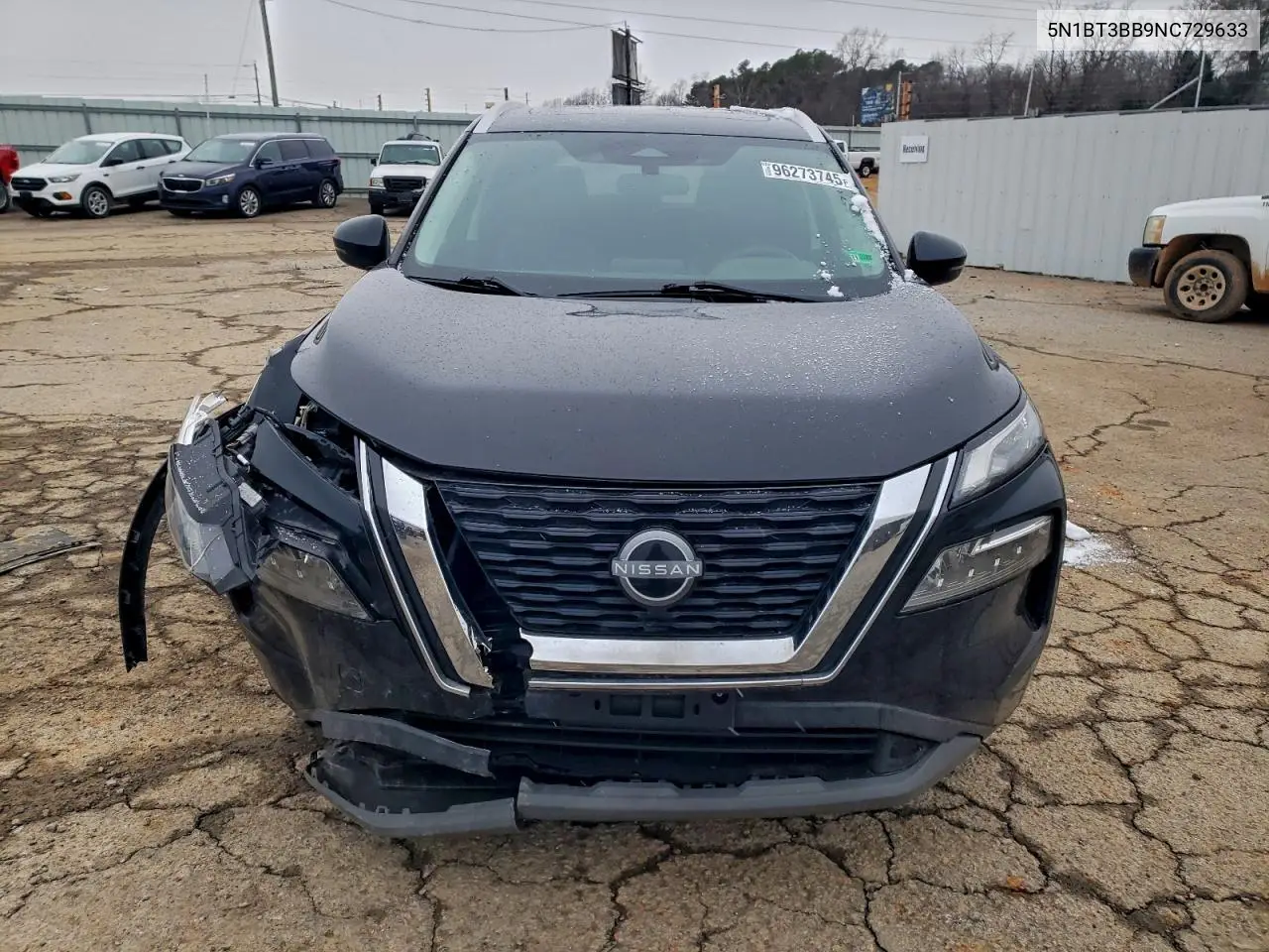 5N1BT3BB9NC729633 2022 Nissan Rogue Sv