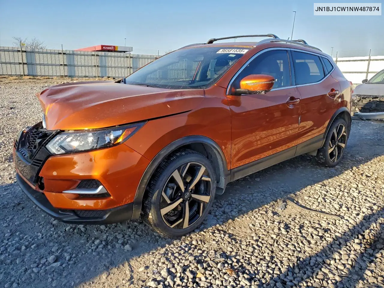 JN1BJ1CW1NW487874 2022 Nissan Rogue Sport Sl